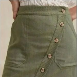 Matcha green Anthropologie mini skirt 🥰